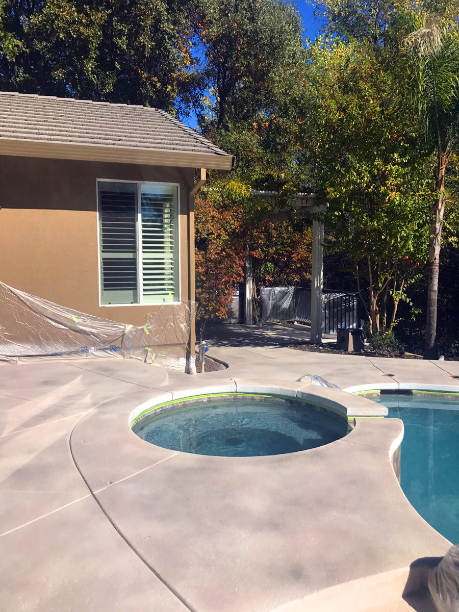 Staining and Sealing Concrete