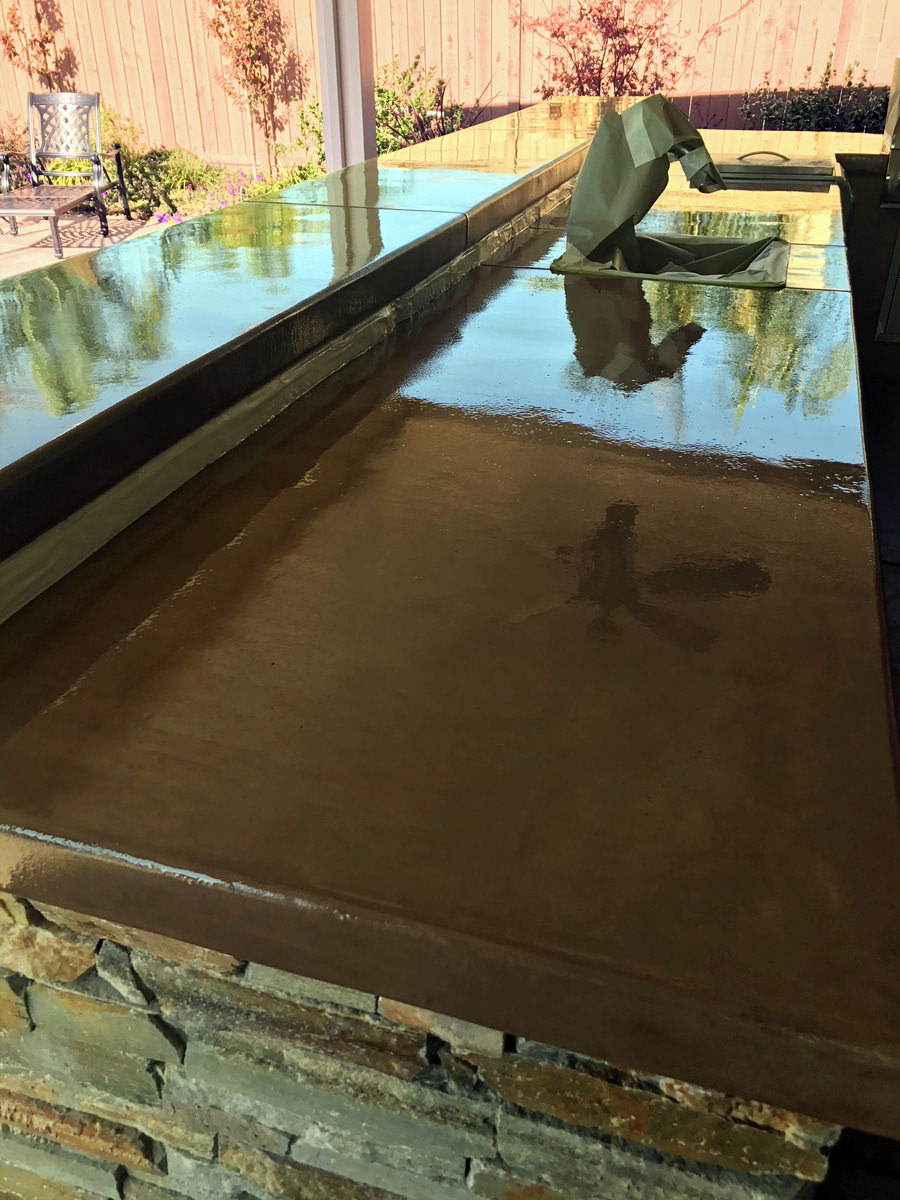 Staining and Sealing Concrete