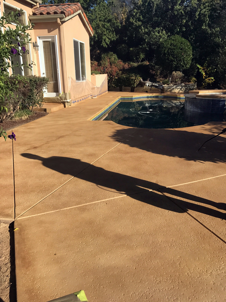 Staining and Sealing Concrete