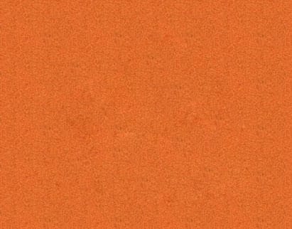 Close-up of a textured surface in a warm burnt orange color, exhibiting a fine granular appearance that suggests a rough, matte finish.
