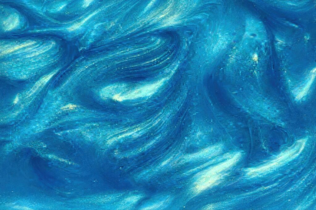 Sky Blue Metallic Epoxy Texture